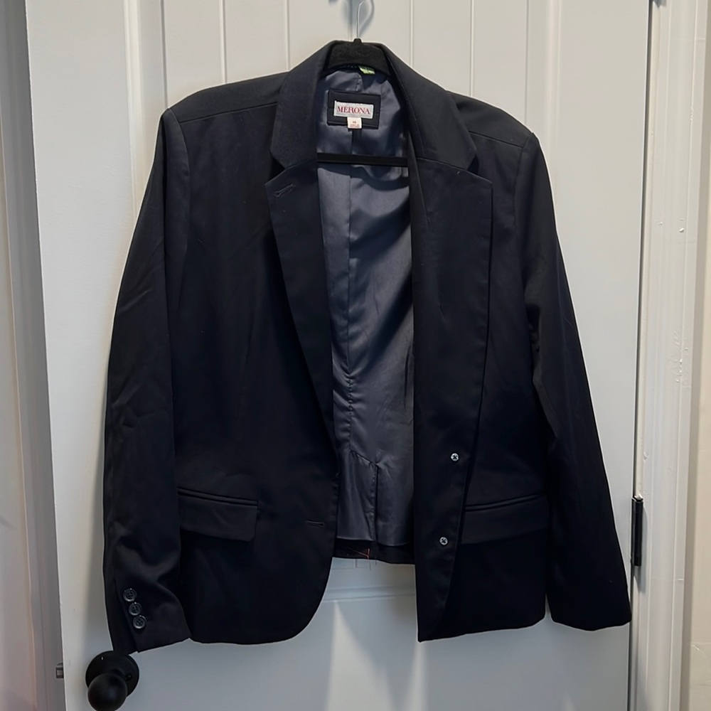 Navy Blue Merona Blazer- size 18